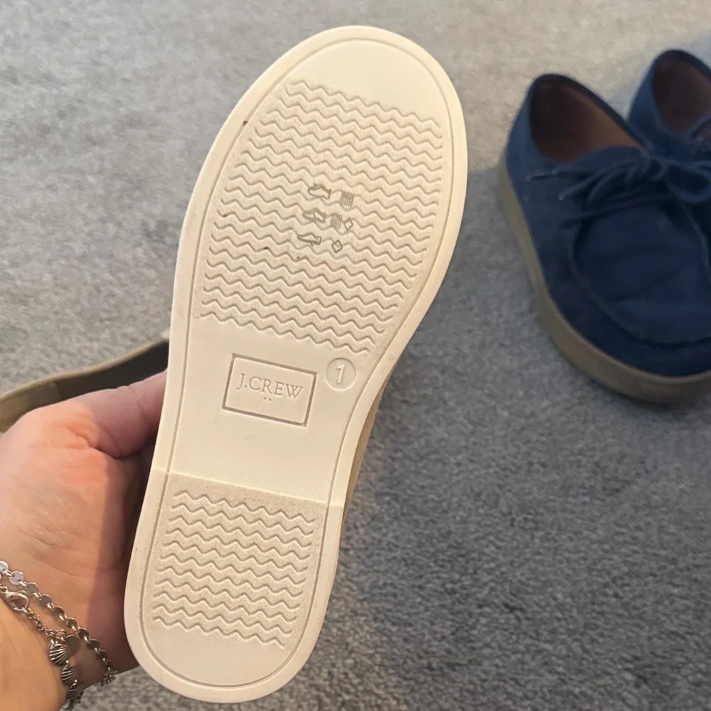 J. Crew Beige Suede Loafers